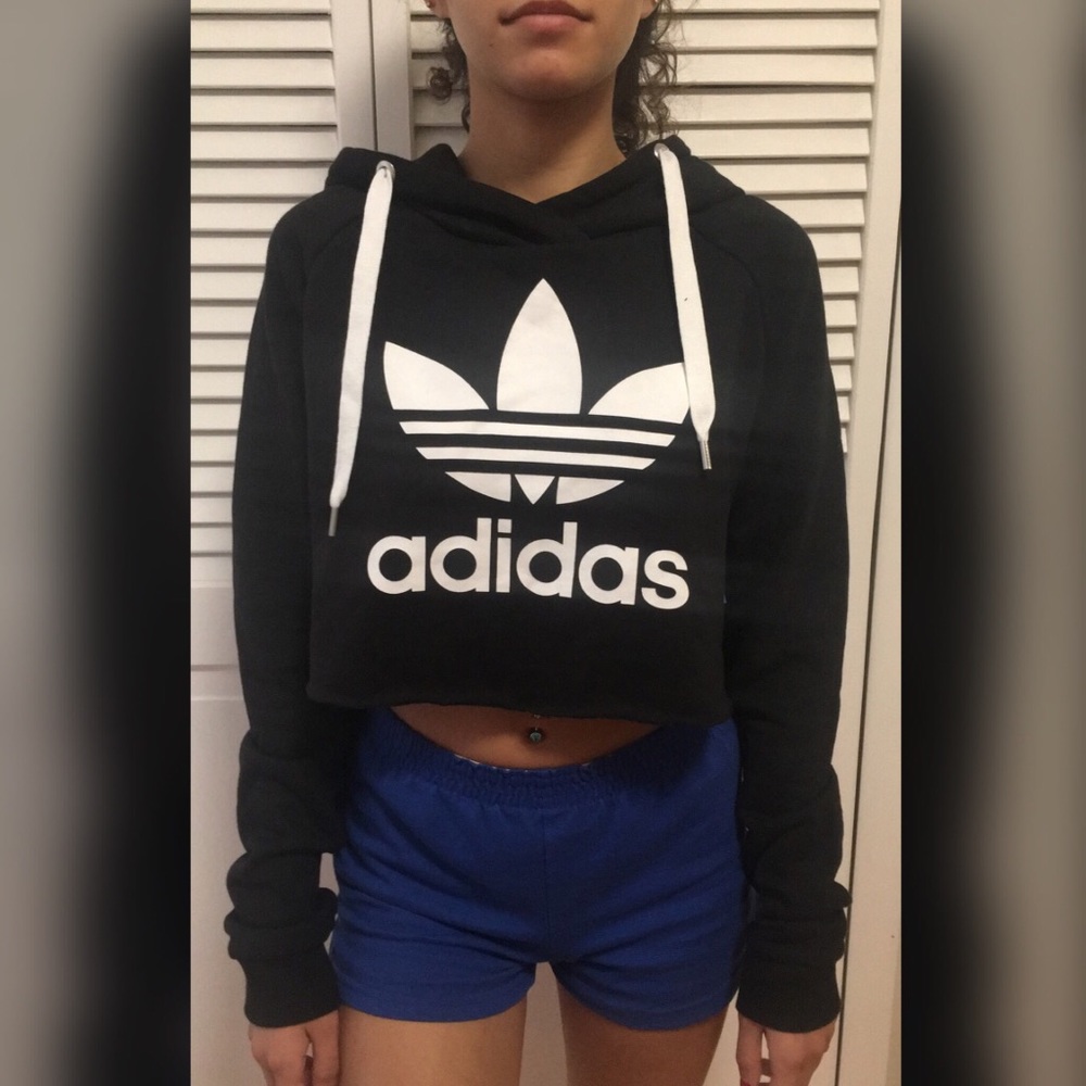 Adidas croptop hoodie